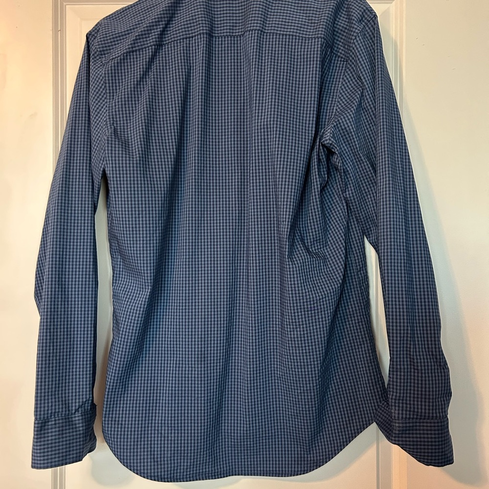 Men's Blue Checkered Shirt